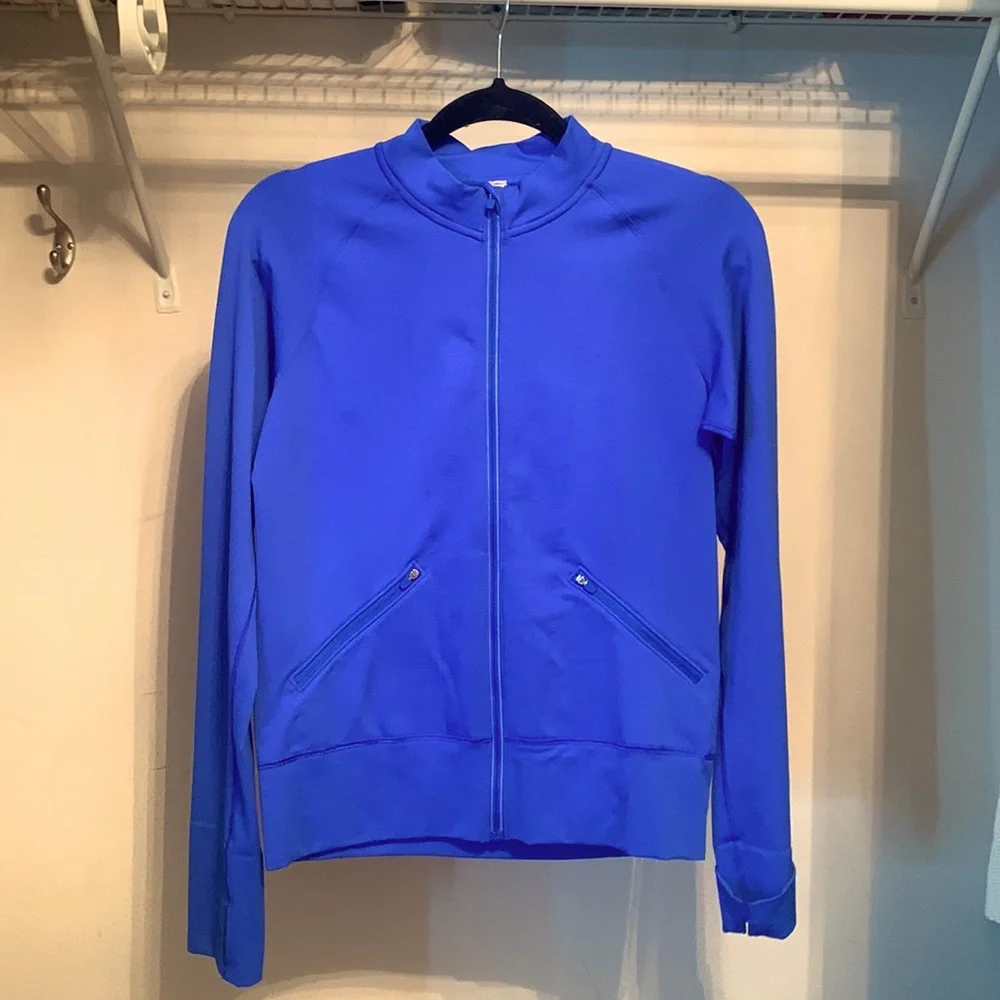 Bright Blue Lulu Lemon Sports Jacket - Picture 1 of 3